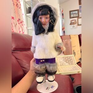 Karol, The Eskimo Doll by Memeluck Fur Doll Company - Real Fur!!